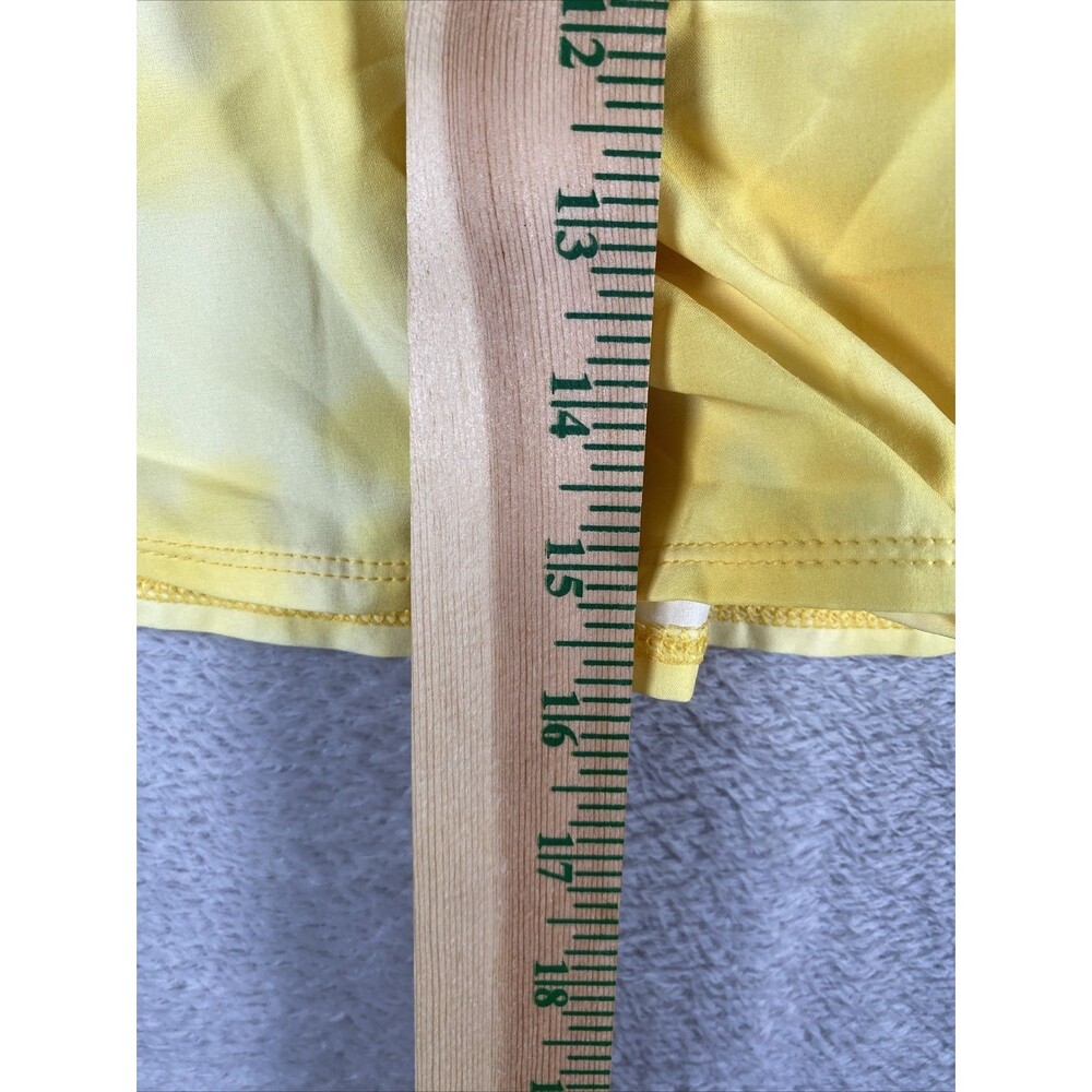 Puma Power Shape Skort Women's Small Tie Dye Yellow Sport Tennis Golf Pickleball - Picture 6 of 9